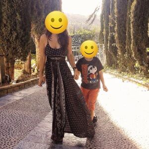 Novella Royale Floral Boho Maxi Dress Flowy